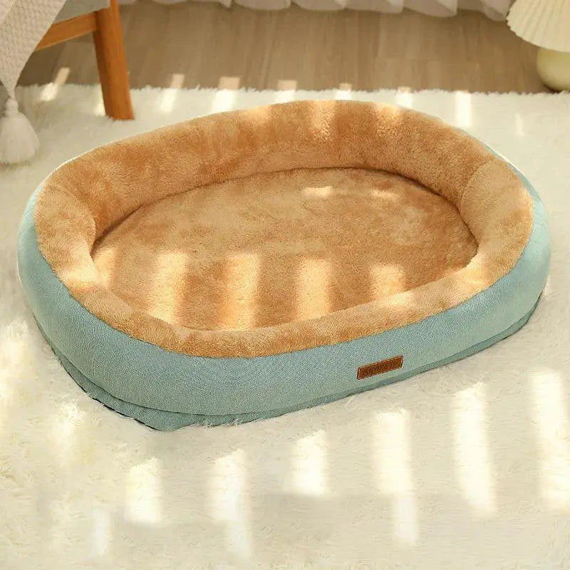 Kimpets Cozy Cat and Dog Bed With Removable Washable Cushion