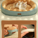 Kimpets Cozy Cat and Dog Bed Removable Washable Cushion