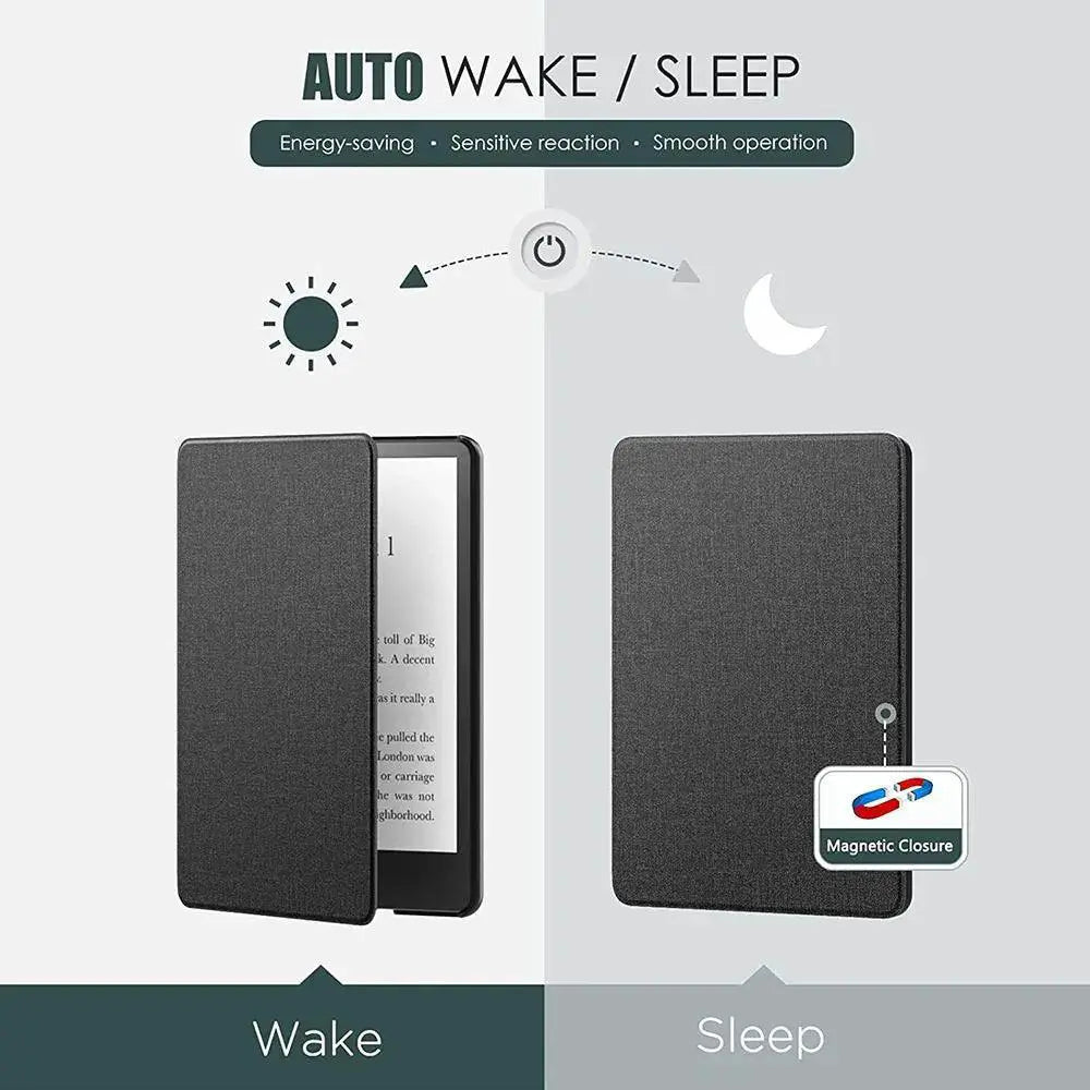 Kindle Paperwhite Smart Cover Slim PU Leather Folio Case