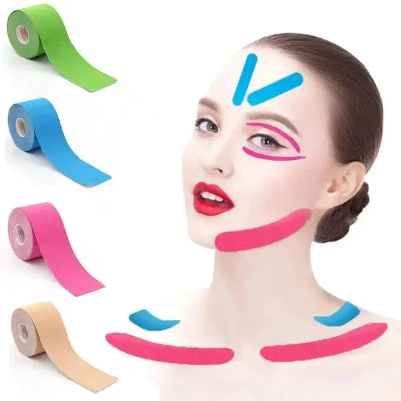 Kinesiology Tape Instant Face Lift For Skin Rejuvenation