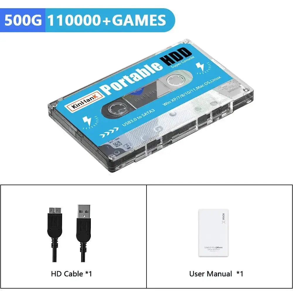 Kinhank Super Console X Batocera 33 500GB Retro Gaming Disk