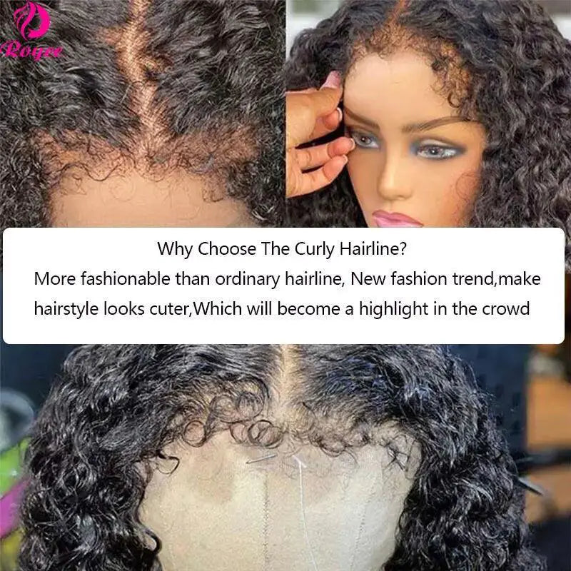 Kinky Curly Bob Wig Human Hair Customizable Fast Shipping