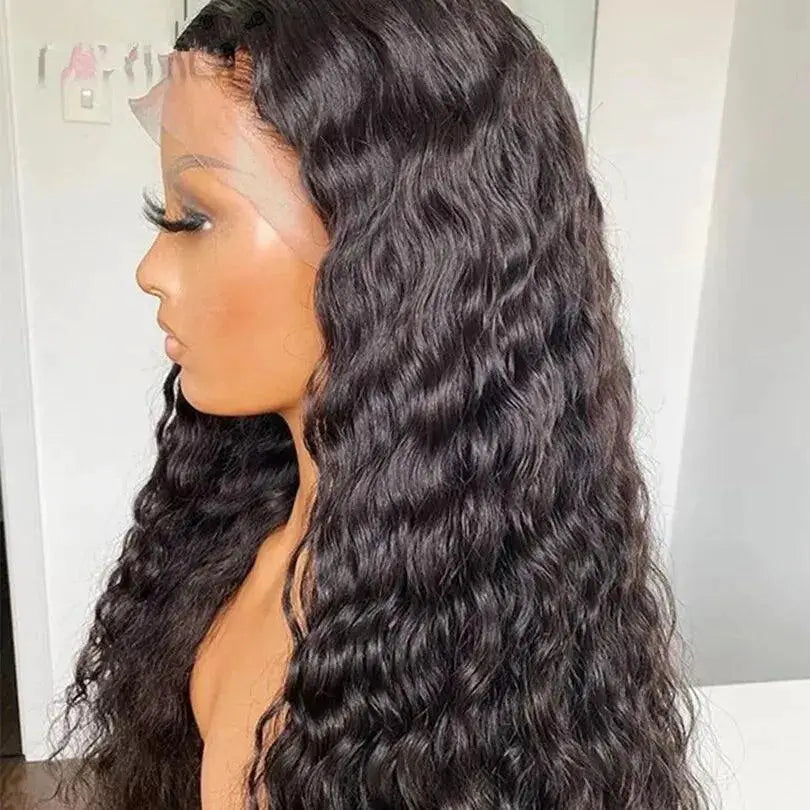 Kinky Curly Deep Wave Lace Front Wig 26 Inch Upgrade
