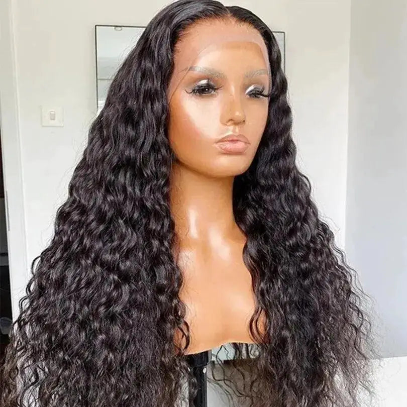 Kinky Curly Deep Wave Lace Front Wig 26 Inch Upgrade