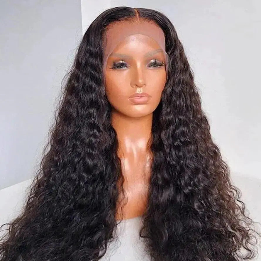Kinky Curly Deep Wave Lace Front Wig 26 Inch Upgrade