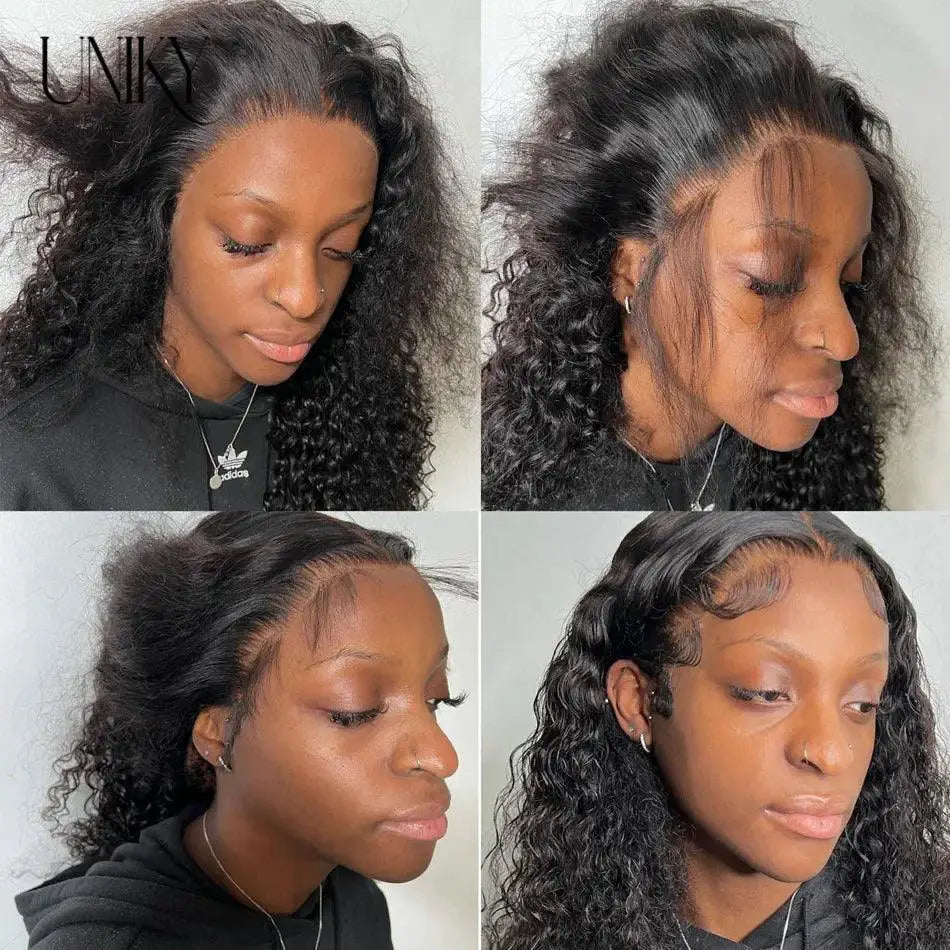 Kinky Curly Short Bob Wig For Women Natural Remy Human Hair