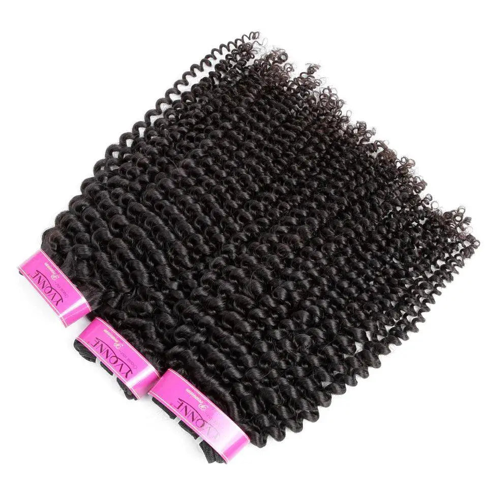 Kinky Curly Virgin Brazilian Hair Bundle For Volume Vivacity
