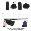 Kinky Curly Virgin Brazilian Hair Set Add Volume and Vivacity