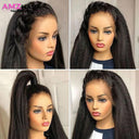 Kinky Straight Lace Front Wig - Authentic Yaki Hair Quality