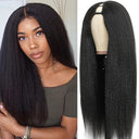 Kinky Straight U Part Wig - Versatile Synthetic Hair Solution