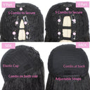 Kinky Straight U Part Wig - Versatile Synthetic Hair Solution