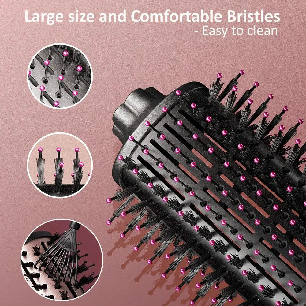 KIPOZI Hot Air Brush 4 In 1 Comb Reduces Frizz Curls