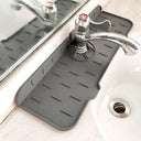Kitchen Faucet Mat: Waterproof Sink Protector in Grey, Black, Orange