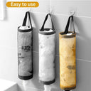 Garbage Bag Holder Wall Mount Organizer
