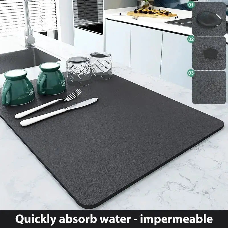 Kitchen Mat Super Absorbent Quick Dry Non Slip
