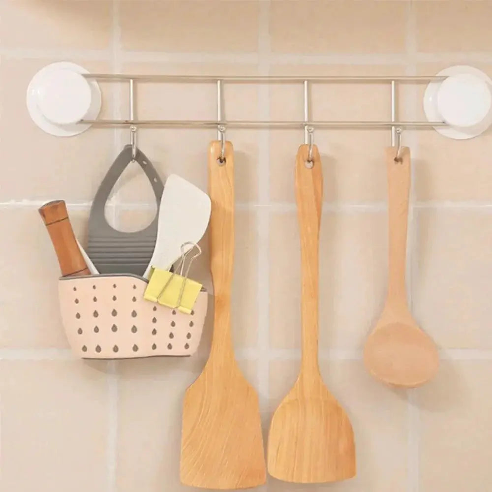 Kitchen Sink Rack Strainer And Sponge Storage Basket Durable