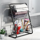 Kitchen Storage Shelf Double Layer Seasoning Fruits Holder
