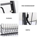 Kitchen Storage Shelf Double Layer Seasoning Fruits Holder