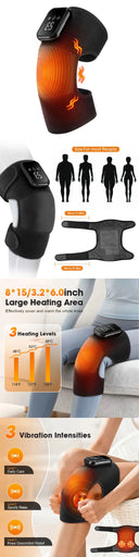 Knee Massager for Athletes Heat Relief