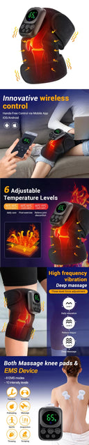 Knee Massager for Athletes Heat Relief