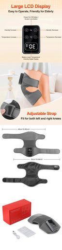 Knee Massager for Athletes Heat Relief