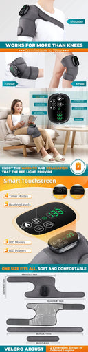 Knee Massager for Athletes Heat Relief