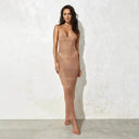 Knit Off Shoulder Dress For Women Contemporary Beachwear