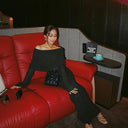 Knitted Off-The-Shoulder Maxi Dress Chic Summer Beachwear