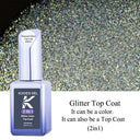 Kodies Sparkling Gel Top Coat for Nails