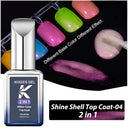Kodies Sparkling Gel Top Coat for Nails