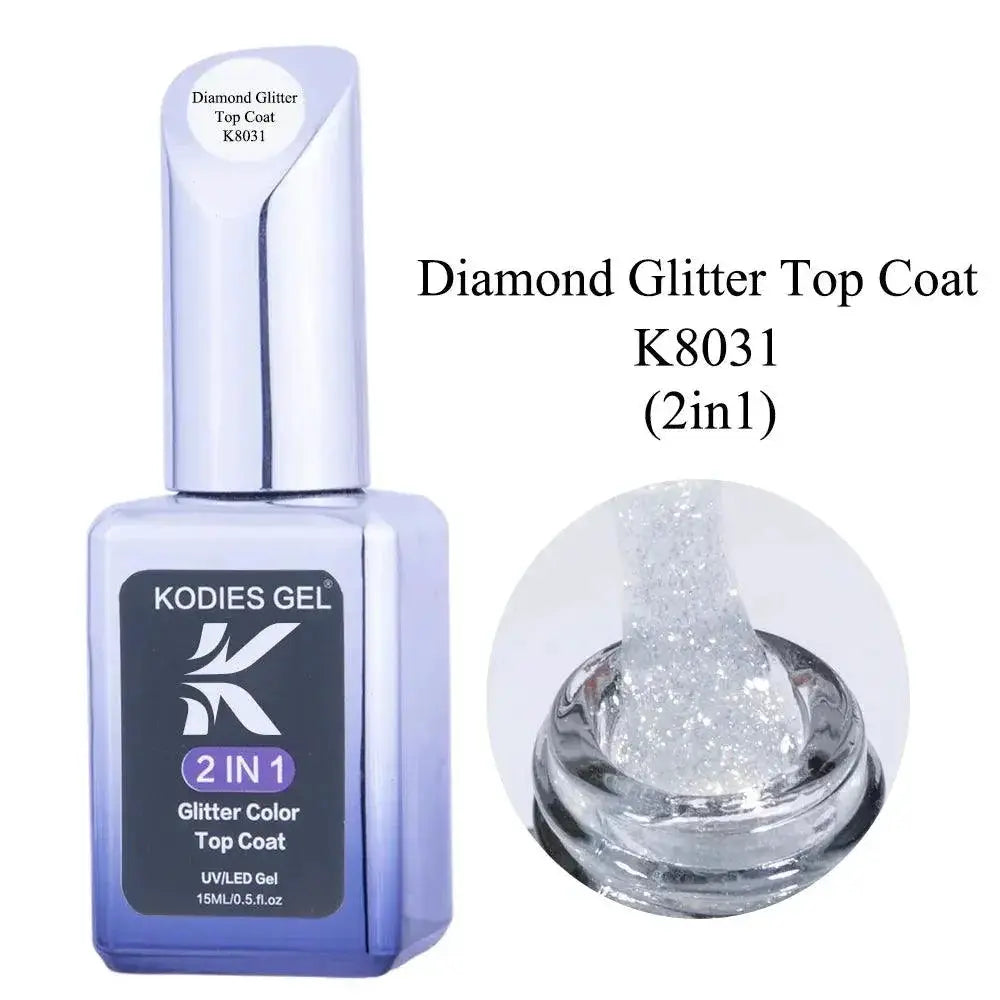 Kodies Gel Diamond Top Coat For Sparkling Glamorous Nails