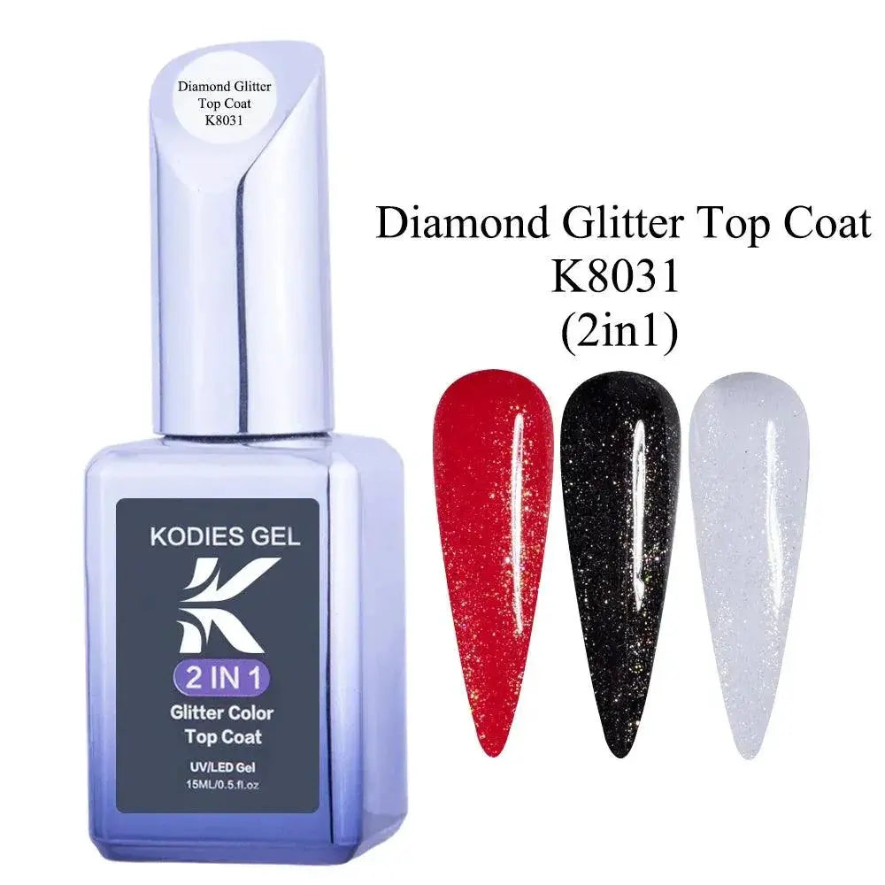 Kodies Gel Diamond Top Coat For Sparkling Glamorous Nails