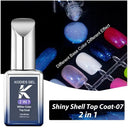 Kodies Sparkling Gel Top Coat for Nails