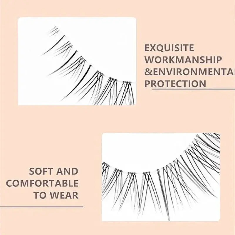 Korean Cosplay Wispy False Eyelashes Luxurious Lightweight