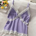 Breathable Lace V-Neck Top for Women