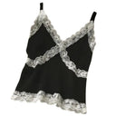 Breathable Lace V-Neck Top for Women