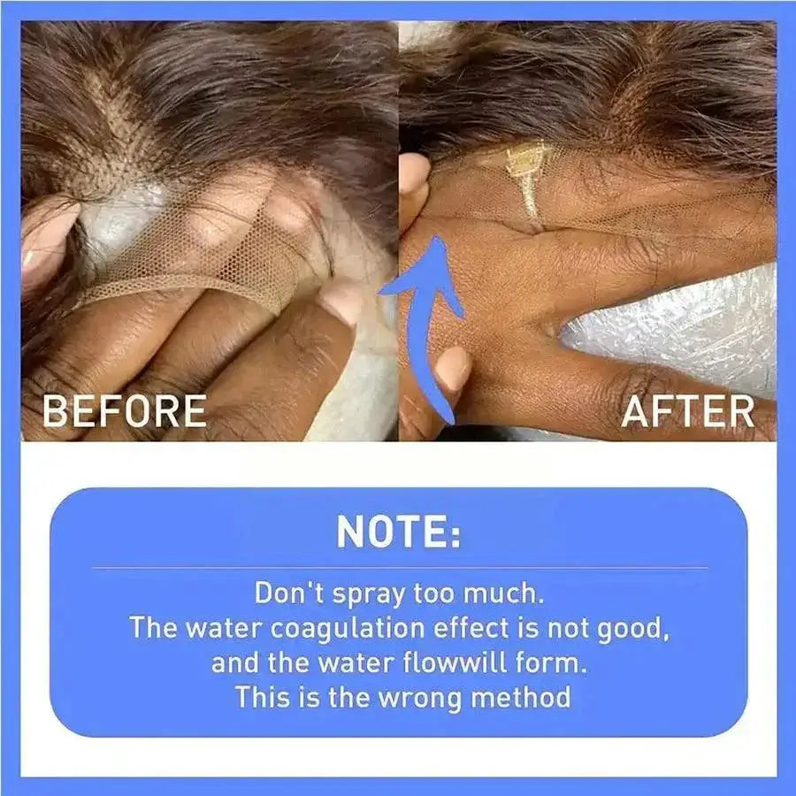 Lace Melting Hair Adhesive Strong Hold Residue Free Spray