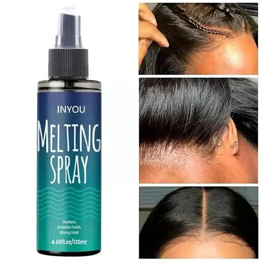 Lace Melting Hair Adhesive Strong Hold Residue Free Spray