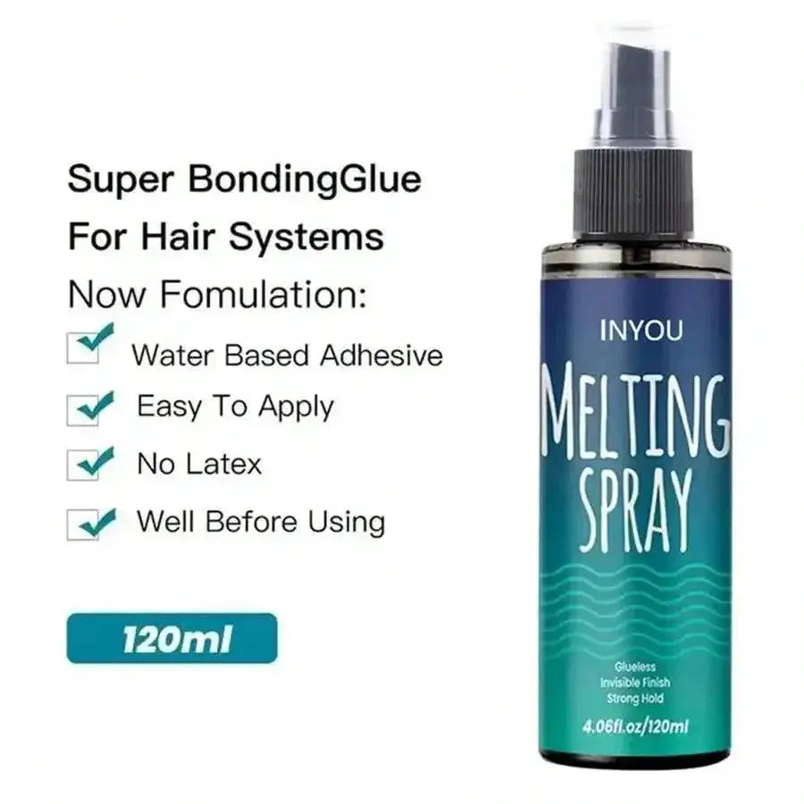 Lace Melting Hair Adhesive Strong Hold Residue Free Spray
