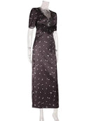 Lace Patchwork Maxi Dress for Women Bold