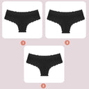 Lace Seamless Cotton Panties Elegant Low Waist Women Underwear