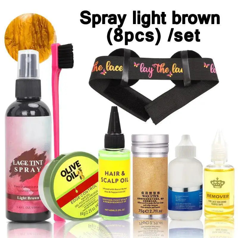 Lace Wig Styling Kit Ultimate Hair Care Set for Application