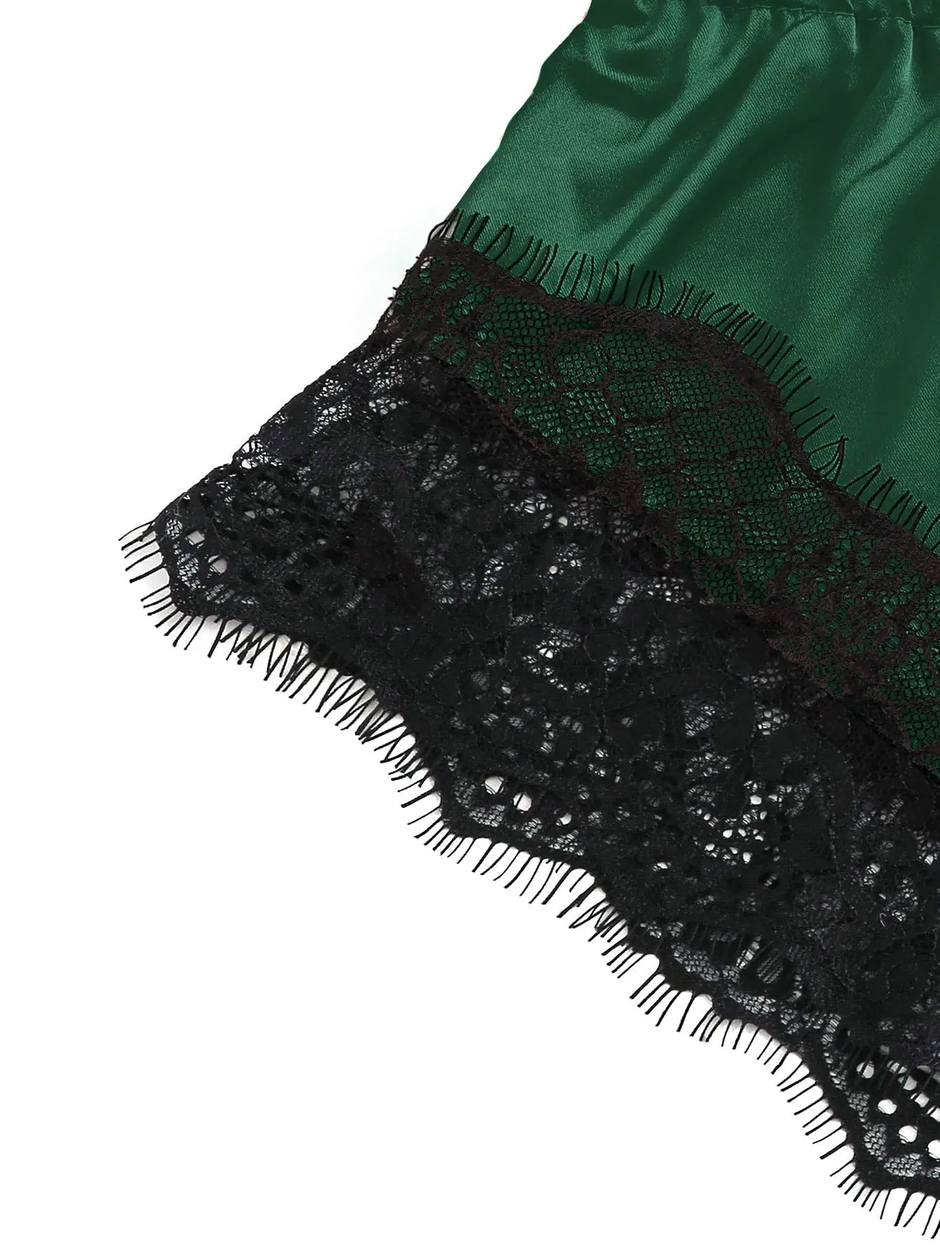 LaceLuxe See Through Bralette Cami Top And Shorts Set Plus - Breathable Nightie