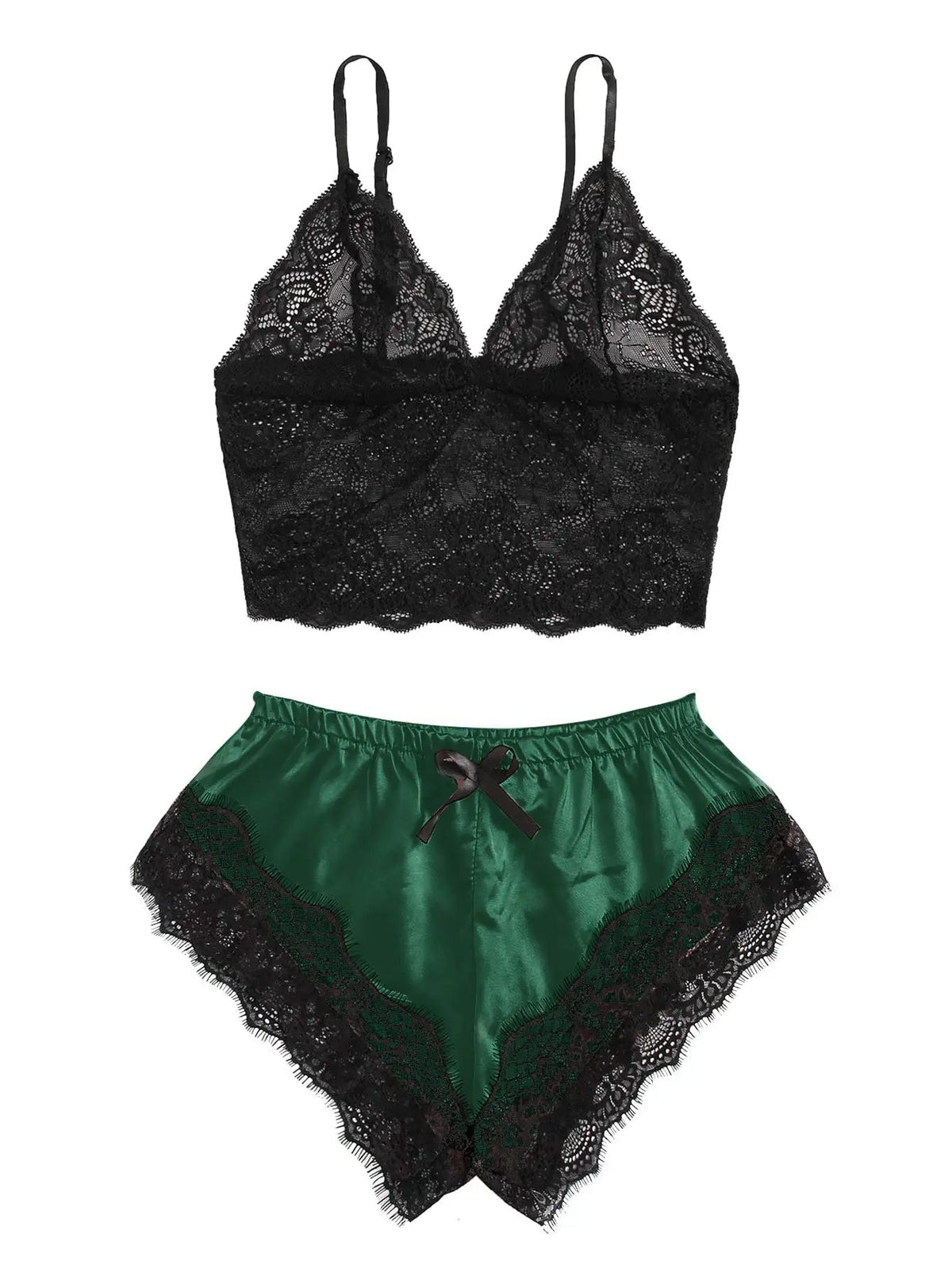 Breathable Lace Pajama Set for Plus Size — product view 13