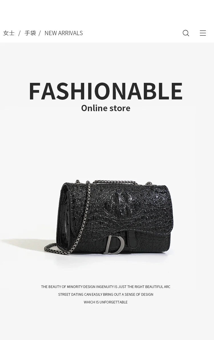 Ladies Luxury Crossbody Bag With Chain And Sequined Details In Animal Print Luxe