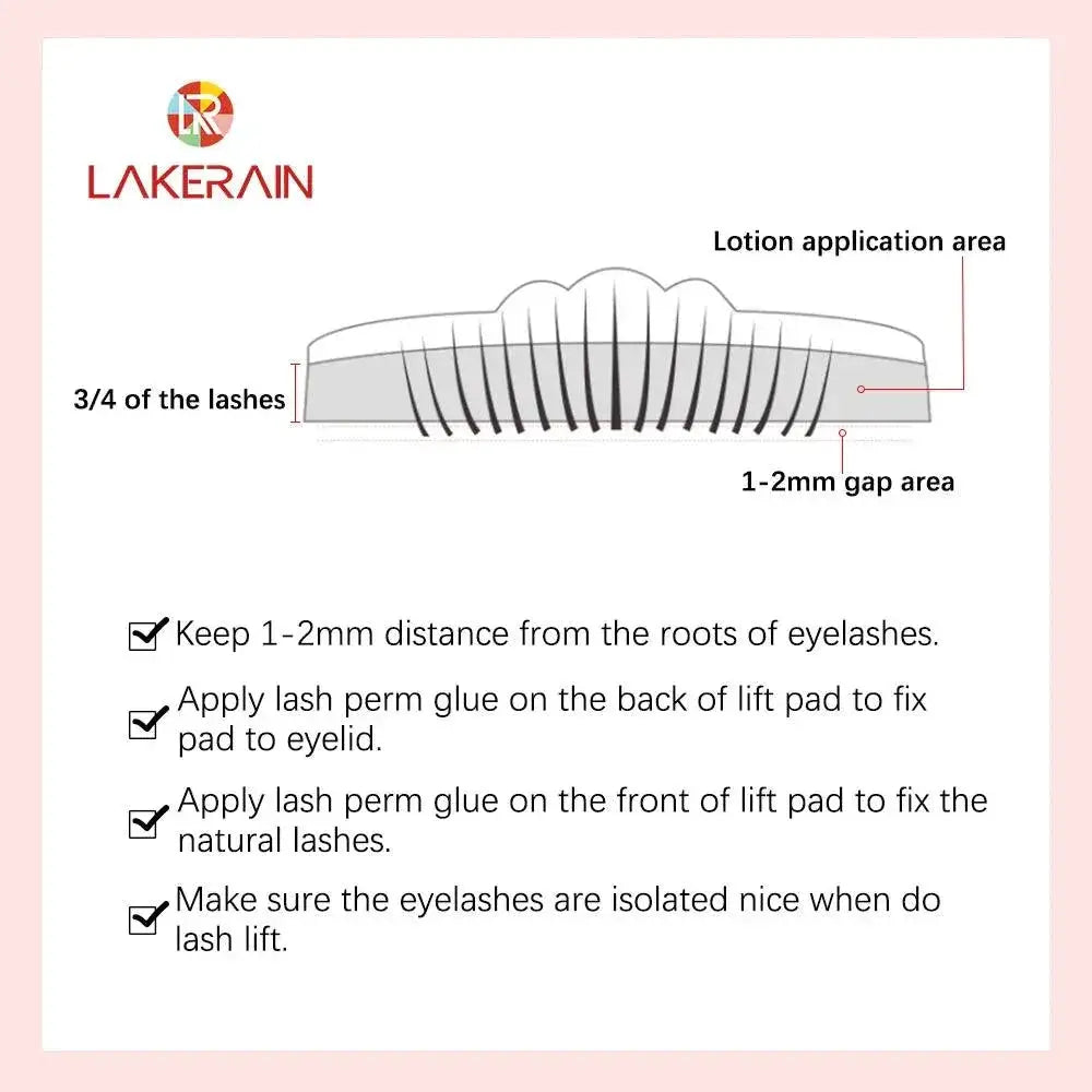 Lakerain Lash Lift Pro Kit Glamorous Curling Effect