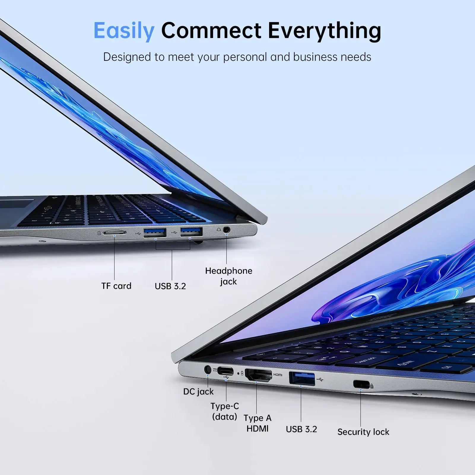 Laptop For Students With Clear Display