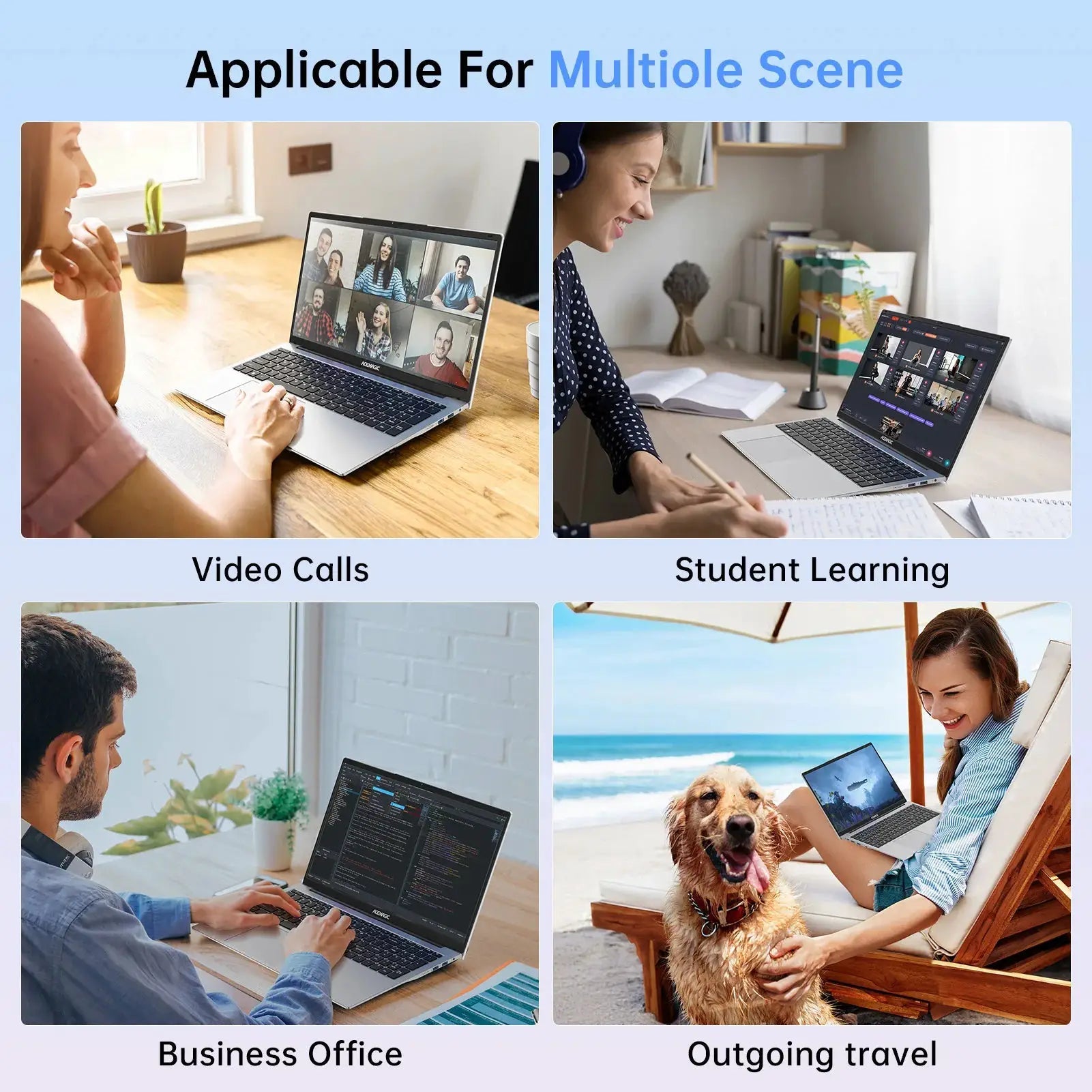 Laptop For Students With Clear Display