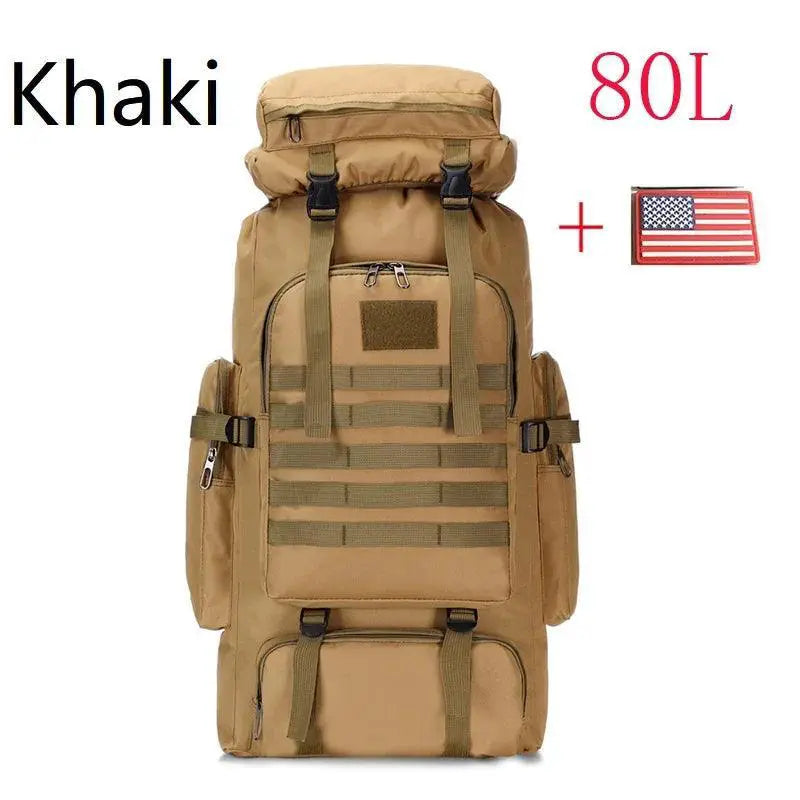 80L 100L Tactical Backpack For Hiking And Camping Gear