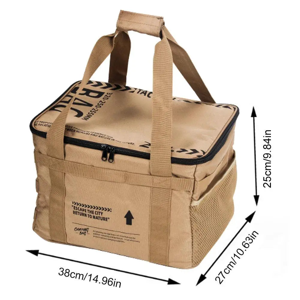 Large Capacity 20L Picnic Storage Bag For Camping And Travel